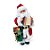 Papai Noel em Pé com Saco de Presentes Ouro e Branca 75 cm (Viena) - Imagem 2