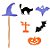 Enfeite Decorativo no Palito Halloween M - 05 Un - Imagem 1