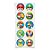 Super Mario Bros - Adesivo Redondo - 30 Un - Imagem 1