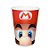 Super Mario Bros - Copo de Papel 240ml 08 Un - Imagem 1