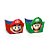 Super Mario Bros - Forminha para Doce Cachepô 24 Un - Imagem 1