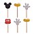 Festa Mickey Mouse - Enfeite Decorativo no Palito Mickey Mouse M - 05 Un - Imagem 1