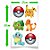 Festa Pokémon - Adesivo Especial Sortido Pokémon - 06 Un - Imagem 1
