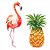 Flamingo Parangolé - Kit Tatuagem 02 Un - Imagem 1