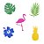 Aplique Artesanal Flamingo G - 05 Un - Imagem 1