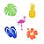 Aplique Artesanal Flamingo P - 15 Un - Imagem 1