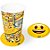 Bolacha Porta Copos Emoji - 08 Un - Imagem 1