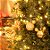 Natal Disney - Bola Lisa e Glitter Ouro 6cm - 6 Un - Imagem 3