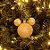 Natal Disney - Bola Lisa e Glitter Ouro 6cm - 6 Un - Imagem 5