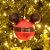 Natal Disney - Bola Roupa Mickey Vermelho 10cm - 2 Un - Imagem 5