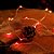 Pisca Pisca com 30 Leds Vermelho Cordão de Arame 2,94m 2 Pilha AA - Imagem 1