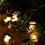 Pisca Pisca com 20 Leds Meias Branca Quente Cordão Incolor 2,03m 2 Pilha AA - Imagem 2