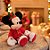 Natal Disney - Mickey Roupa Xadrez Vermelho e Verde 30cm - Imagem 3
