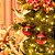 Natal Disney - Bola Roupa Mickey Vermelho 8cm - 4 Un - Imagem 1