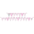 Faixa Decorativa Elefantinho Rosa - Imagem 1