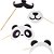 Festa Panda - Kit Acessórios Plaquinha Panda - 05 Un - Imagem 1