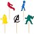 Festa Os Vingadores - Enfeite Decorativo no Palito Os Vingadores M - 05 Un - Imagem 1