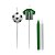 Vela Camisa Futebol Verde e Branca - 08 Un - Imagem 1