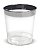 Mini Copo Borda Prata 30ml - 10 Un - Imagem 2