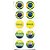Brasil - Adesivo Redondo 30 Un - Imagem 1