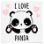 Festa Panda - Transfer para Camisetas (13x13cm) 01 Cartela - Imagem 2