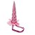 Festa Unicórnio - Acessório Tiara com Elastico Unicórnio Pink - Imagem 1