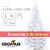 Árvore de Natal Portobelo Branco Base Plástica 210cm com 900 Hastes - Imagem 1