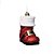 Enfeite para Pendurar Bota Glitter Vermelho - 2 Um - Imagem 1