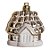 Enfeite para Pendurar - Casa Ouro (Enfeites) - 3 Peças - Imagem 1
