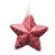 Enfeite para Pendurar - Estrela Vermelho - 6 Un - Imagem 1