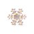 Luminoso Floco de Neve 12 Leds Branco 2 AA (Hollywood) - Imagem 2