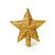 Estrela Ouro 15cm - Imagem 1