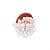 Rosto Noel Luminoso 2 AA Branco e Vermelho - Imagem 1