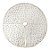 Saia Estrelas Branco e Ouro 120cm - Imagem 1