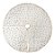 Saia Estrelas Branco e Ouro 70cm - Imagem 1