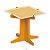 Suporte para Mini Doce Cupcake Laranja 9,5x9,5 - Imagem 1