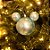 Natal Disney - Bola Arabesco 4 Verde de Cor 8cm - 4 Un - Imagem 2