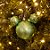 Natal Disney - Bola Arabesco 4 Verde de Cor 8cm - 4 Un - Imagem 4