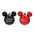 Natal Disney - Bola Assinatura Mickey e Minnie 6cm - 6 Peças - Imagem 1