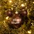 Natal Disney - Bola Assinatura Mickey e Minnie 8cm - 4 Un - Imagem 1