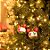 Natal Disney - Bola Silhueta Mickey Colorido 6cm - 6 Un - Imagem 2