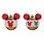 Natal Disney - Bola Silhueta Mickey Colorido 6cm - 6 Un - Imagem 1