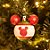 Natal Disney - Bola Silhueta Mickey Colorido 6cm - 6 Un - Imagem 4