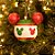 Natal Disney - Bola Silhueta Mickey Colorido 8cm - 4 Un - Imagem 3