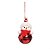 Boneco de Neve Nó Guizo Vermelho - 1 Un - Imagem 1