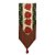Caminho de Mesa Poinsettia Vermelho e Verde 180X33 cm (Living)  - 4 Unidades - Imagem 1