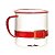 Caneca Noel em Metal Vermelho e Branca (Farm House)  - 1 Unidade - Imagem 1