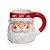 Caneca Rosto Noel Hohoho Vermelho e Branca (Mug Mania)  - 4 Unidades - Imagem 1