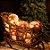 Pisca Pisca com 8 Leds Estrela Vermelha Cordão Incolor 1,20m 2 Pilha AA - Imagem 3