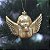 Enfeite para Pendurar Anjo Ouro - 3 Un - Imagem 3